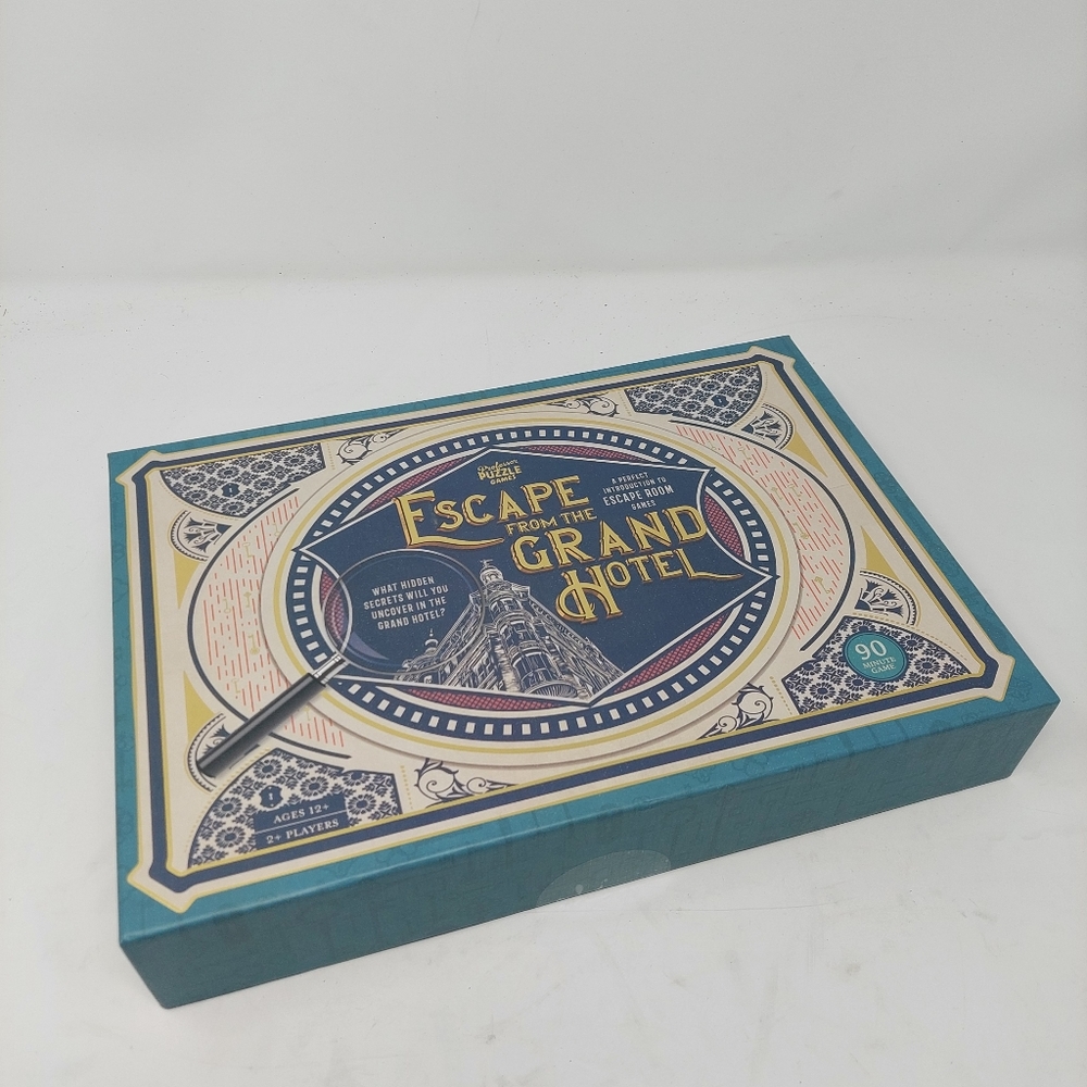 Escape From Grand Hotel Mystery Interactive Family Fun Puzzle Board Game Murder